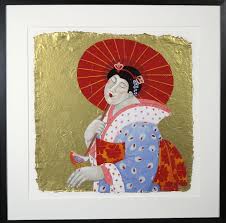 Bangkok, london, new york, sydney Ada Breedveld Zeefdruk Femmes Japonnais Ii Ingelijst Verkauft Den Auktionserlos Anzeigen