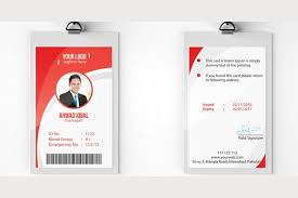 Discover 19 employee id card designs on dribbble. Employee Id Card Template Creative Illustrator Templates Creative Market