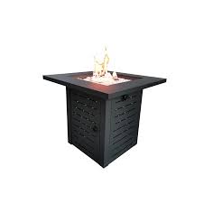 Fire pit glass rocks glass rocks for fire pit weed eater. Best Selling Ansley Black Metal Square Fire Pit With Glass Rocks Accuweather Shop