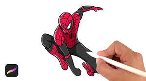 Let's learn how to draw a spiderman full body easy. How To Draw Spider Man Drawing Tutorial Youtube