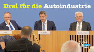 Bayerns ministerpräsident markus söder trägt parteifreundin ilse aigner die spitzenkandidatur für berlin an. Bpk Uber Die Zukunft Der Autoindustrie Mit Markus Soder Csu Winfried Kretschmann Grune Stephan Weil Spd Jung Naiv