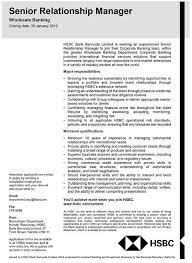 To provide leadership to, and management of, the treasury and accounts sections to: Senior Relationship Manager Relationship Management Job Financial Services