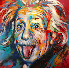 Albert Einstein By Jos Coufreur Paintings For Sale Bluethumb Online Art Gallery Art Funky Art Buy Abstract Painting