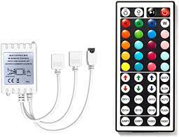 You can see 20 preset colors on static mode and choose one for your led strip lights. Amazon Com Daybetter Led Lights 2 Ports 44 Key Remote Control Dimmer For Led Strip Lights 4 Pin Output Remote Controller For Led Strips 12 24v Dc Led Tape Light Home Improvement