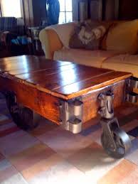 Antique industrial factory rocker railroad cart platform pallet coffee table. Antique Cart Coffee Tables Cart Coffee Table Vintage Industrial Furniture Antique Coffee Tables
