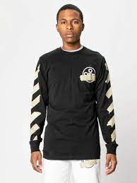Buy Off White Tape Arrows L S T Shirt Online At Union Los Angeles Long Sleeve Tshirt Men Shirt Online Mens Tops