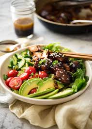 Asian Salmon Salad Recipe Salmon Salad Recipetin Eats Salmon Recipes