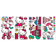 Hello Kitty Wall Decals Removable Repositionable