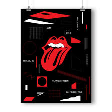 Bruce springsteen rolling stone book advertisement vintage poster inv#g4104. Bravado No Filter 2018 Berlin The Rolling Stones Kunstdruck