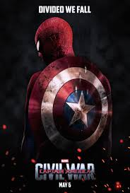 Chris evans & robert downey jr. Captain America Civil War Spider Man Poster Oc Imgur