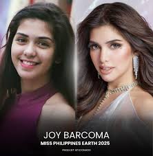 What a joyful moment! 🌸 Miss Philippines Earth 2025, Joy Barcoma, graces  the Joy Nostalg x Miss Earth contract signing with beauty and charm. 💚  #MissEarth2025 @joymayanne @missphilearth