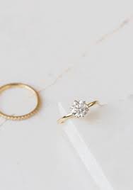 The 18k 6 Prong Solitaire Engagement Ring Is Our Updated Take On A Classic Styl Classic Engagement Ring Solitaire Simple Engagement Rings Classic Wedding Rings