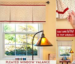 Check spelling or type a new query. Pleated Window Valance Sew4home