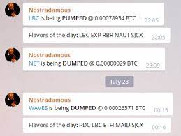 It's even better than most pump and dump groups, because they give more signals and they're not just pumping a coi. Cryptocurrency Pump N Dump Prediction Bot Telegram Group The Bitcoin Forum