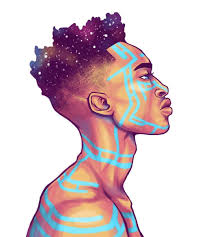 Spaced Out 3 I Think Of The Three I Ve Done So Far This Is My Favourite I Don T Usually Draw Men But I Really L Afro Art Black Artwork Hard times create strong men meme. afro art