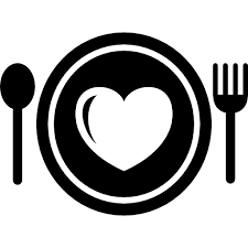 Dish Heartbeat Spoon Restaurant Foods Dishes Hearts Fork Heart Food Icon Heart Dish Free Icons Branding Design Logo