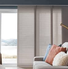 Window treatments alustra® woven textures® cadence® design studio™ roller shades design studio™ roman shades. 10 Patio Door Curtain Ideas You Ll Love Curtains Up Blog Kwik Hang