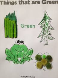 Color Of The Day Green Coloring Pages Color Of The Day Color