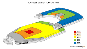 Blaisdell Concert Hall Seating Chart