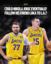 With the impossible having just happened– Luka ever getting traded, let  alone to the Lakers – could it happen again? 🤔 Luka and Joker are best  friends, two of the best players