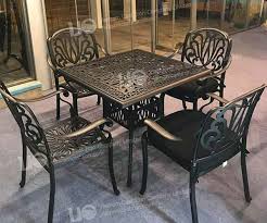 Explore 59 listings for cast iron patio table and chairs at best prices. Cast Aluminum Patio Dining Set With Arm Chair And Tables Wholesale
