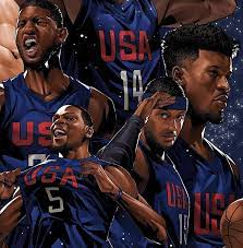 Team Usa Team Usa Basketball Nba Mvp Basketball Posters