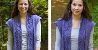 Here are five free knitted vest patterns for you! Stylish Soft Linen Knitted Vest Free Knitting Pattern