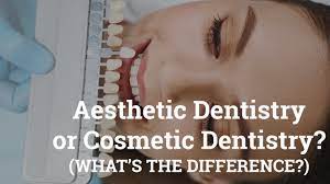 As nouns the difference between cosmetic and aesthetic is that cosmetic is any substances applied to enhance the external color or texture of the skin, eg lipstick, eyeshadow, eyeliner; Aesthetic Dentistry Vs Cosmetic Dentistry How Are They Different Jackson Hole Dentist Larsen Family Dentistry