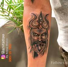 Lord ganesha son of lord shiva is one of the favorite choice among for tattoo among people as he is one god who is worshiped the first in any of the rituals according to hindu mythology! Tattoo Uploaded By Arv Tattoo Lord Shiva Tattoo By Arv Tattoo Instagram Arvtattoo Artist Anoop Mishra Call 09889997956 Or Dm
