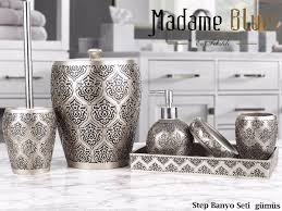 Sizin için geliştirmelere devam ediyoruz, keyifli alışverişler. Madame Blue Polyester 5 Li Banyo Seti