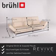 Dreisitzer sofa musterring designer leder sofa beige dreisitzer for sale, dreisitzer couch sofa samt smaragd polstersofa sofabank, dreisitzer sofa classy chesterfield afrika 215x76x97 cm, de sede ds. Bruhl Sippold Moule Leder Sofa Beige Dreisitzer Relaxfunktion Funktion Couch Ebay