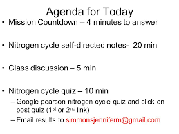 This exercise is a simulation of human karyotyping using digital images of chromosomes from actual human genetic studies. Agenda For Today Mission Countdown 4 Minutes To Answer Nitrogen Cycle Self Directed Notes 20 Min Class Discussion 5 Min Nitrogen Cycle Quiz 10 Min Ppt Download