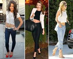 Resultado de imagem para cropped com calÃ§a jeans