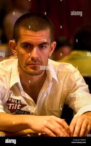 Gus Hansen at the 2008 World Poker Tour Festa Al Lago poker tournament at  the Bellagio Resort and Casino Las Vegas Nevada Stock Photo