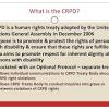 Persons with disabilities include those who have long term physical, mental, intellectual or sensory impairments which in interaction with various barriers may hinder their full and effective participation in society. 1