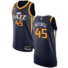 Jersey donovan mitchell rising star jazz utah basketball bagley marvin iii nba team artfire swingman save. Men S Utah Jazz Donovan Mitchell Authentic Navy Icon Edition Nike Jersey