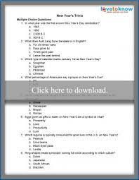 30 questions, two pages without rules. New Year S Printable Trivia Questions Lovetoknow