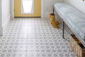 Rock geometric or mosaic tiles on the most walkable zone and clad the floors with laminate all around. 27 Flooring Ideas For Entryways
