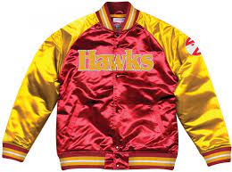 Which playoff breakout star would you rather build around? Mitchell Ness Atlanta Hawks Nba Hwc Tough Season Satin Jacket Bomber College Jacke Www Hiphopgermany De