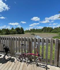 Biking the Vicki Barron Trail