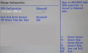 Resultado de imagen para Configure SATA As [IDE]