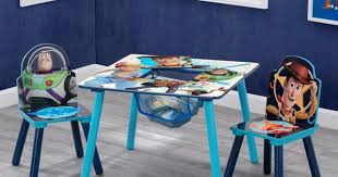 Toy Story 4 Table And Chair Set With Storage By Delta Children Kids Table And Chairs Table And Chair Sets Delta Children