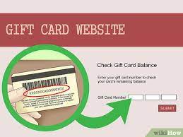 Check your balance card number enter the card number located on the back of your card. 3 Ways To Check The Balance On A Gift Card Wikihow