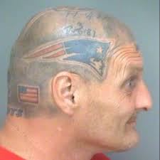 Chris has some really interesting tattoos, adds ninkovich. Police Looking For Man With Head Tattoos Of Tom Brady S Helmet
