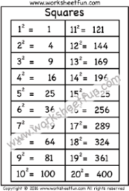 squares 1 20 worksheet free printable worksheets