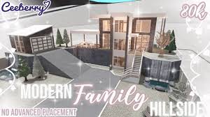 See more ideas about two story house design, building a house, home building design. Bloxburg Modern Family Hillside 80k No Advanced Placing Youtube