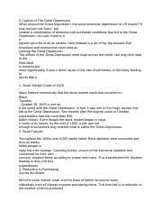 Chapter 25 the great depression.pdf. 5 Causes Of The Great Depression Example 5 Causes Of The Great Depression What Caused The Great Depression The Worst Economic Depression In Us Course Hero