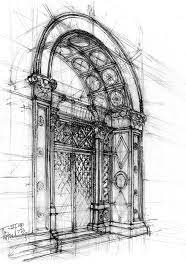 Architectural Sketch By Gabahadatta On Deviantart Inspirerande Konst Teckning Illustration