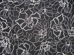 Black And White Paisley Print Fabric Black And White Floral Print Stretch Cotton Pique Fabric Floral Prints Black And White Floral