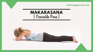 Makarasana Crocodile Pose Yoga Poses For Beginners Cobra Pose Yoga For Beginners